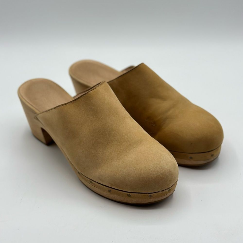 Madewell Ayanna Clogs Acorn Tan Size 7